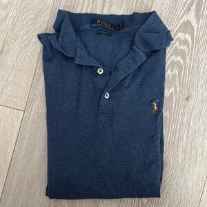 Polo by Ralph Lauren Blue Polo Shirt with Iconic Embroidery